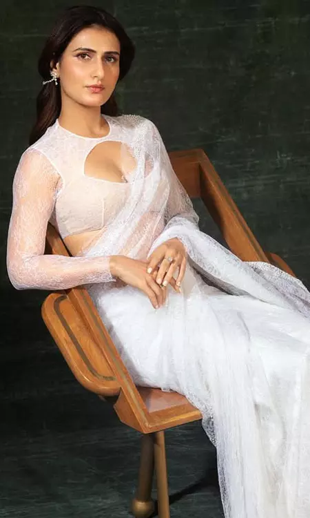 Fatima Sana Shaikh Feeling Prettier Than Ever in White Saree