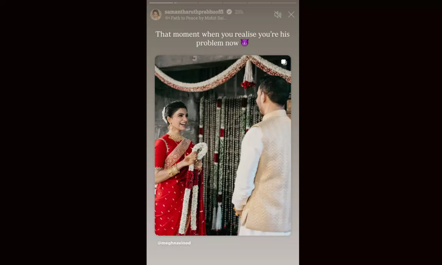 అనుమానాలు రేకెత్తిస్తున్న సామ్ పోస్ట్.. ఇకపై అతని సమస్య అంటూ!