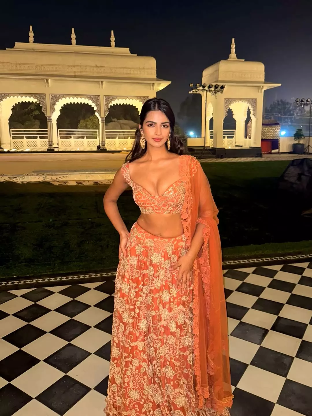 Shruti Chauhan in a Dazzling Sangeet Look Shruti Chauhan in a Dazzling Sangeet Look