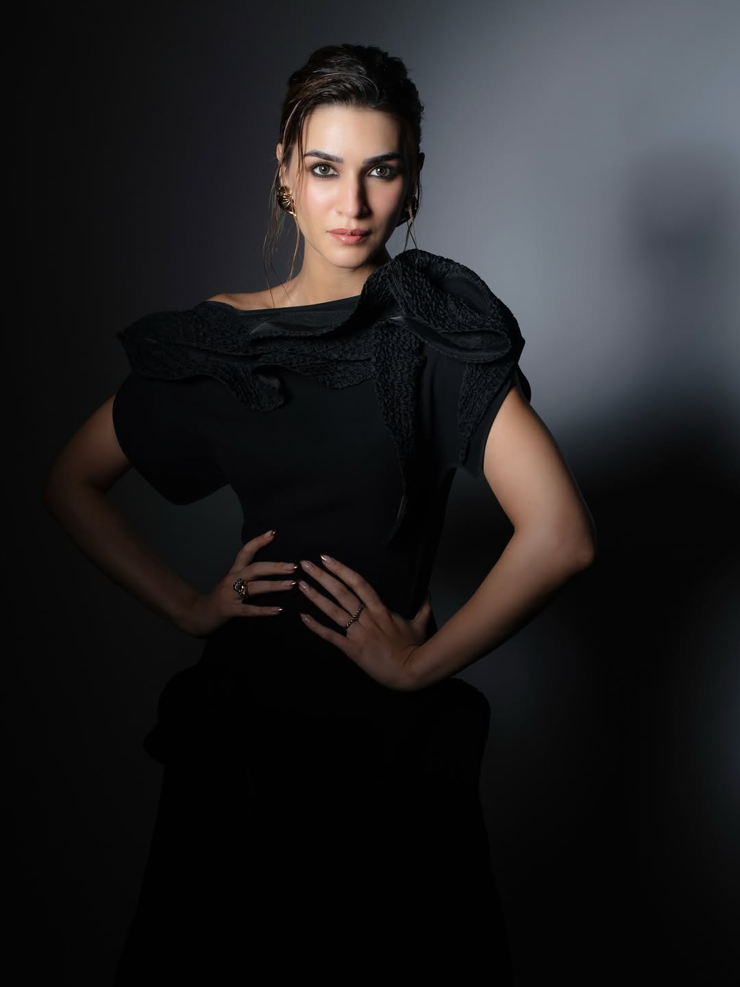 Kriti Sanon Stuns in Black Gown at Red Sea International Film Festival