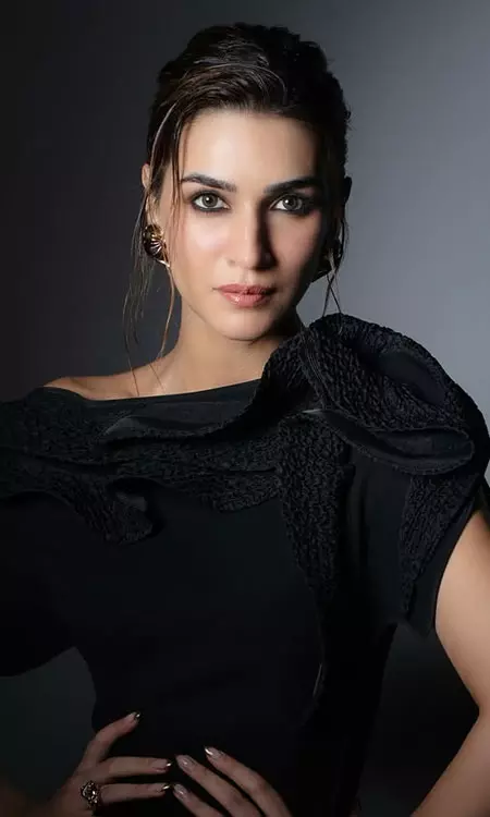 Kriti Sanon Stuns in Black Gown at Red Sea International Film Festival
