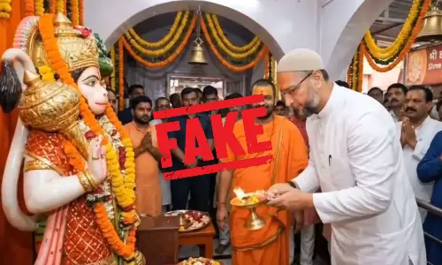 హనుమాన్ ఆలయంలో ఎంపీ అసదుద్దీన్ పూజలు! అసలు నిజం తెలిస్తే షాక్