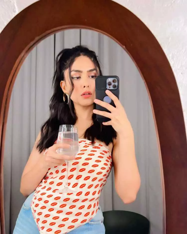 Mrunal Thakur Shines in Telugu Cinema and Social Media