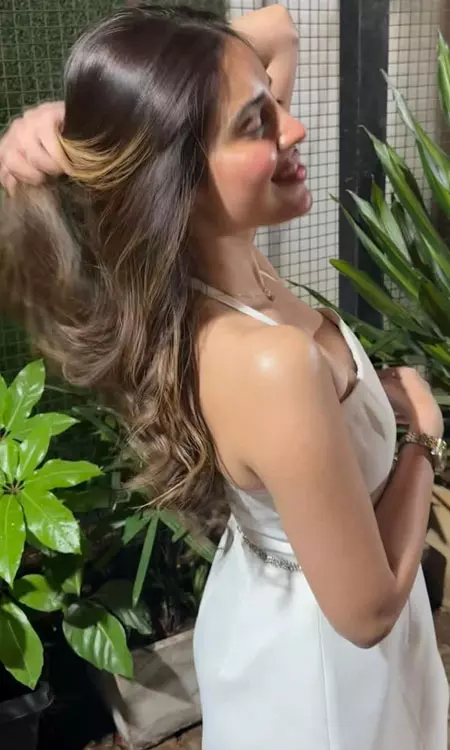 Kushitha Kallapu Glows in a Pristine White Gown With Timeless Elegance