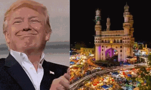 ట్రంప్ పేరుతో రోడ్డు...బీజేపీ కొత్త లాజిక్