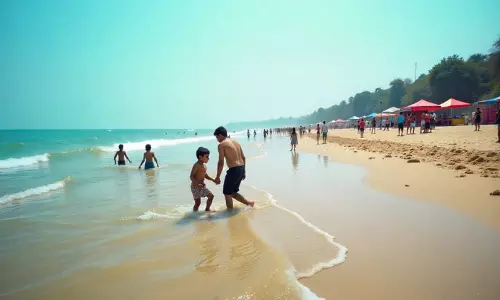 హైదరాబాద్ కు బీచ్.. నెరవేరుతున్న పట్టణవాసుల కల..