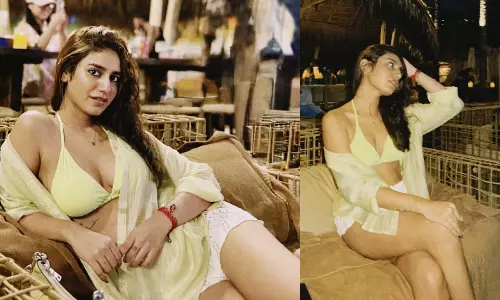 వింక్ గాళ్ ప్రియా ప్ర‌కాష్ స్ట‌న్నింగ్ బికినీ షూట్