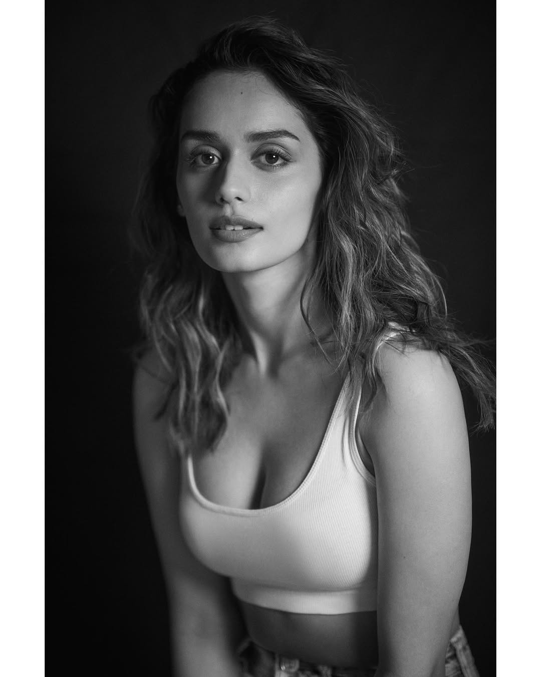 Manushi Chhillar Black Dress Rules Instagram