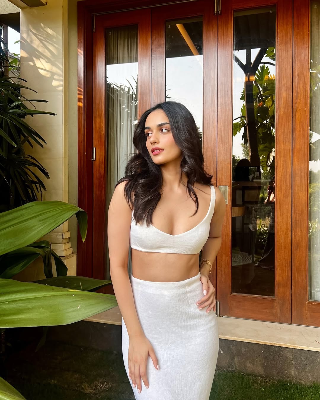 Manushi Chhillar Black Dress Rules Instagram