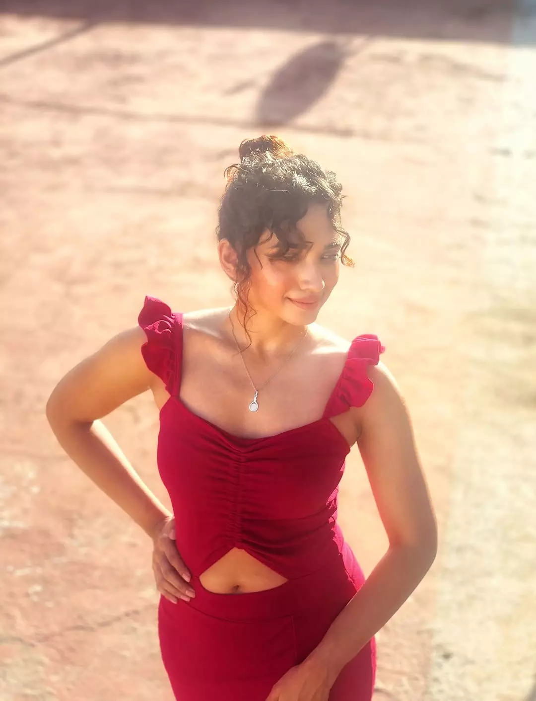 Saanve Megghana Lights Up the Evening Sky