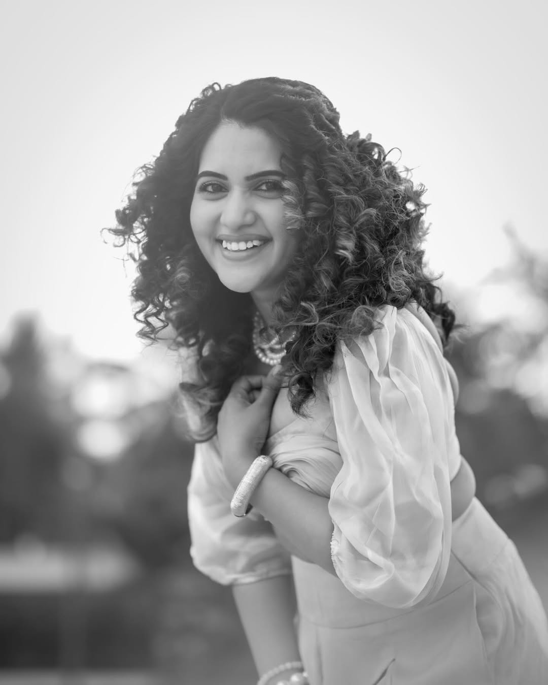 Sravanthi Chokarapu Wows Fans with Chic Two-Piece Look