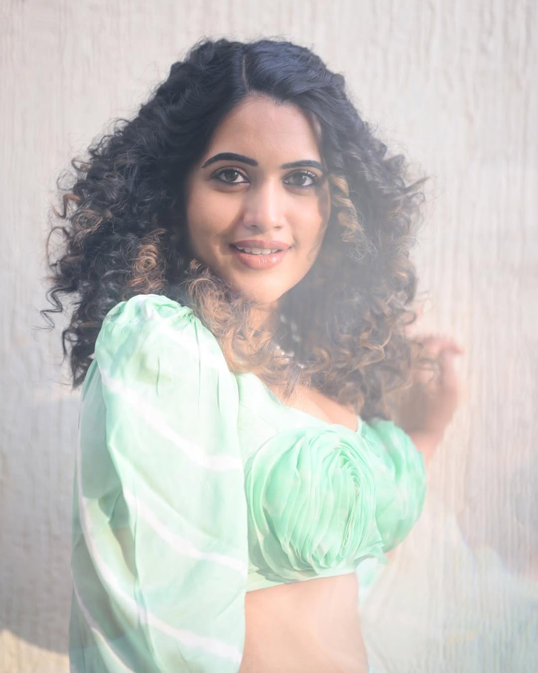 Sravanthi Chokarapu Wows Fans with Chic Two-Piece Look