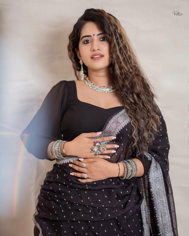 Sravanthi Chokarapu Wows Fans with Chic Two-Piece Look