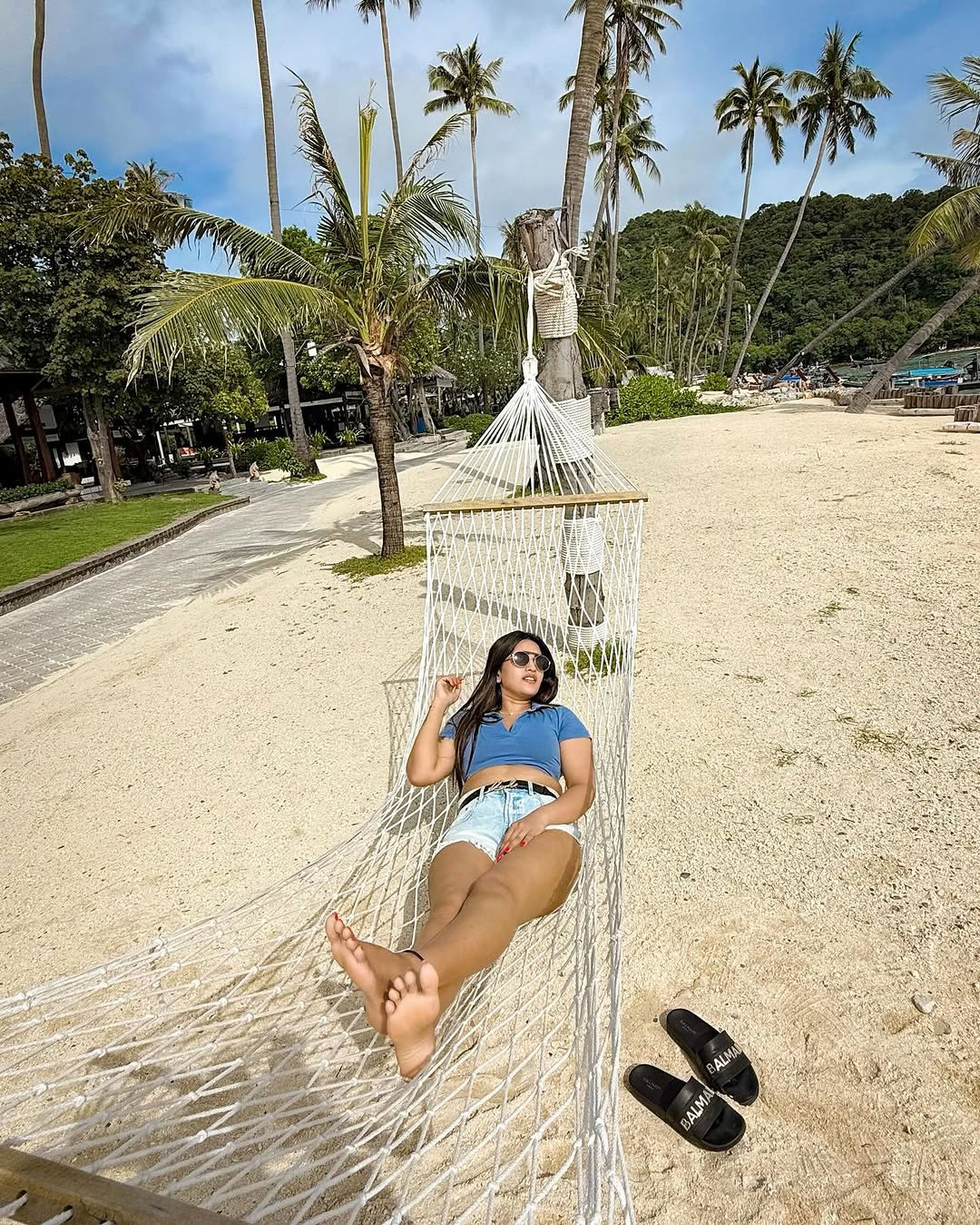 Sravanthi Chokarapu Wows Fans with Chic Two-Piece Look