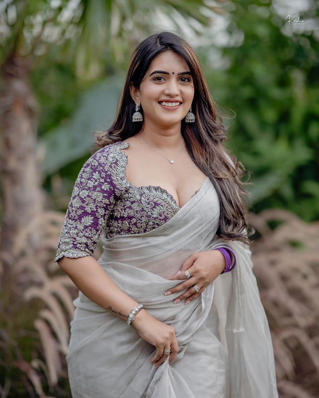 Sravanthi Chokarapu Wows Fans with Chic Two-Piece Look