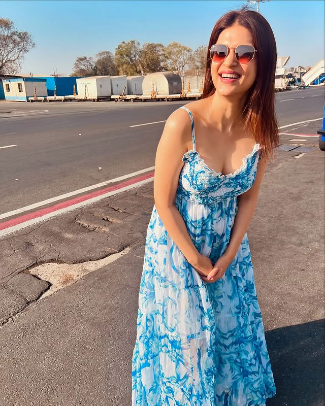 Shraddha Das Wows Fans with Deep-Neck Corset Top Look