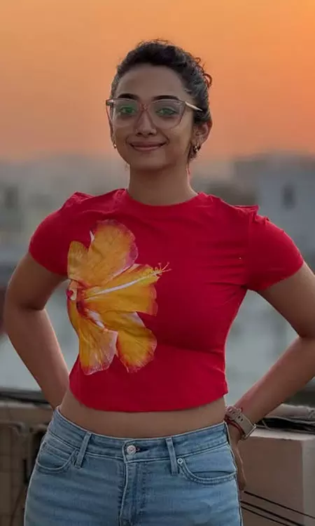 Saanve Megghana Lights Up the Evening Sky