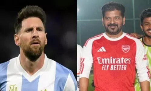 రేవంత్ వ‌ర్సెస్ మెస్సీ.. హైద‌రాబాద్ లో మ‌హా కిక్‌