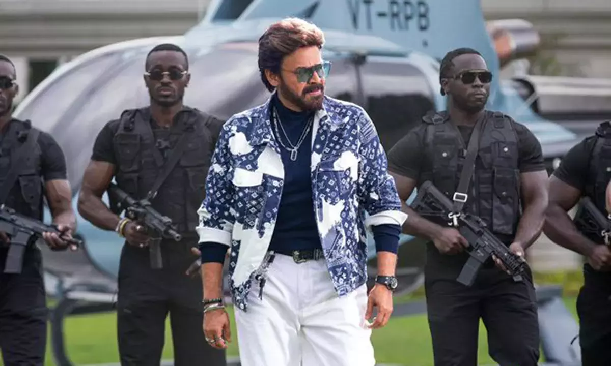 స్టైలిష్ లుక్ లో వెంకీ.. అనిల్ మాట నిల‌బెట్టుకునేట్టే ఉన్నాడుగా!