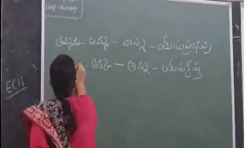 తరగతిలో టీచర్ చేసిన పనితో షాక్.. వీడియో తీసి బయటపెట్టిన విద్యార్థులు
