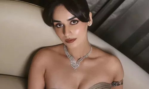 Manushi Chhillar stuns in embellished off-shoulder gown, exudes regal glamour