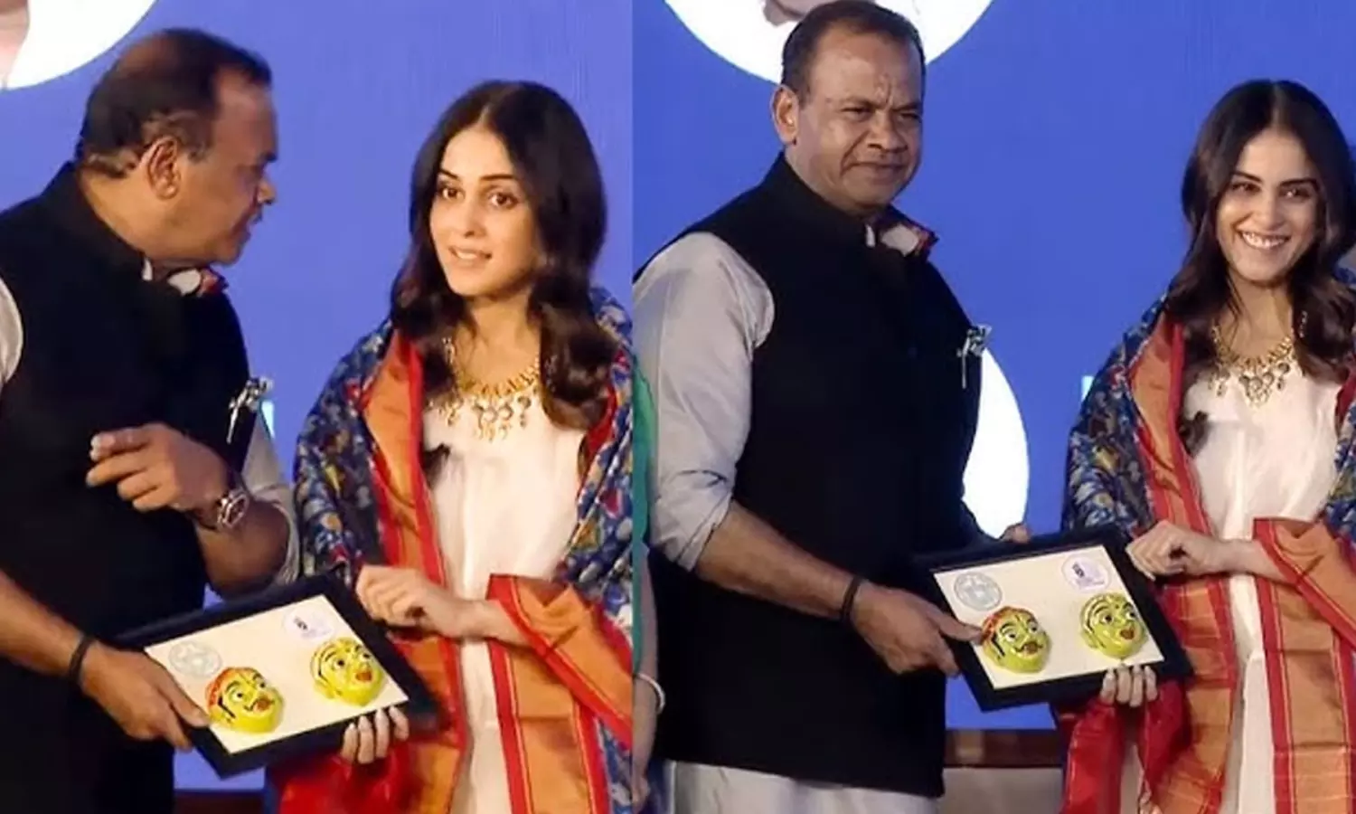 మంత్రి గారి కామెంట్స్ వినగానే జెనీలియా మంత్రి గారి కామెంట్స్ వినగానే జెనీలియా