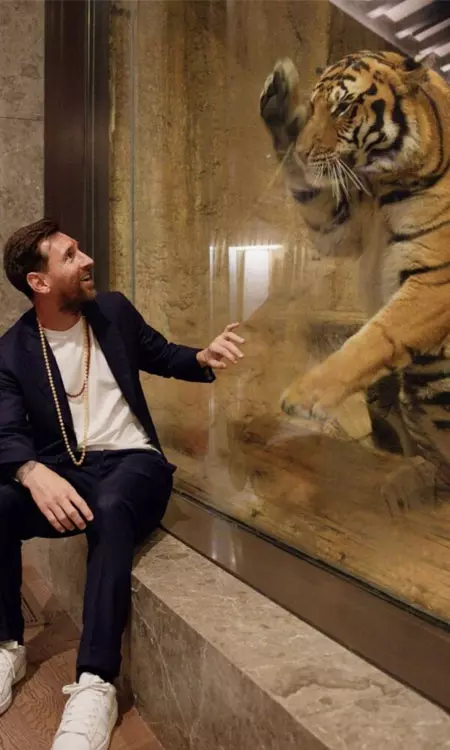 Global Football Star Visits Vantara Wildlife Centre in India