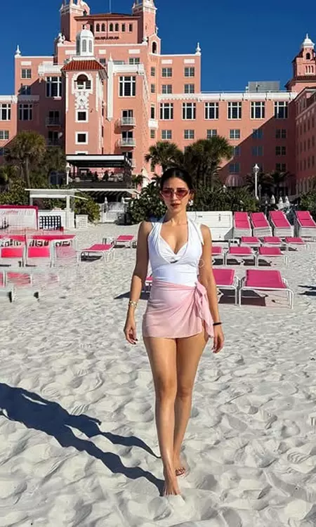 Heli Daruwala Stuns At The Pink Palace St Pete Beach Photoshoot