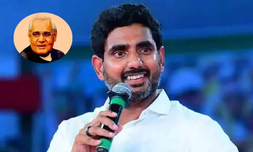 లోకేష్ అభిమాన రాజకీయ నాయకుడు ఆయనే ! లోకేష్ అభిమాన రాజకీయ నాయకుడు ఆయనే !
