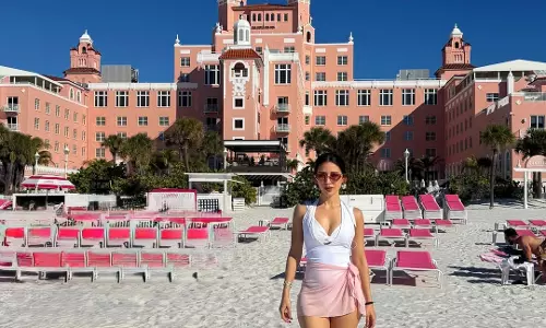 Heli Daruwala Stuns At The Pink Palace St Pete Beach Photoshoot