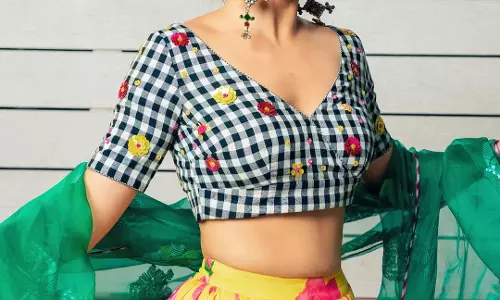 Keerthy Suresh style inspiration colorful lehenga and playful vibe