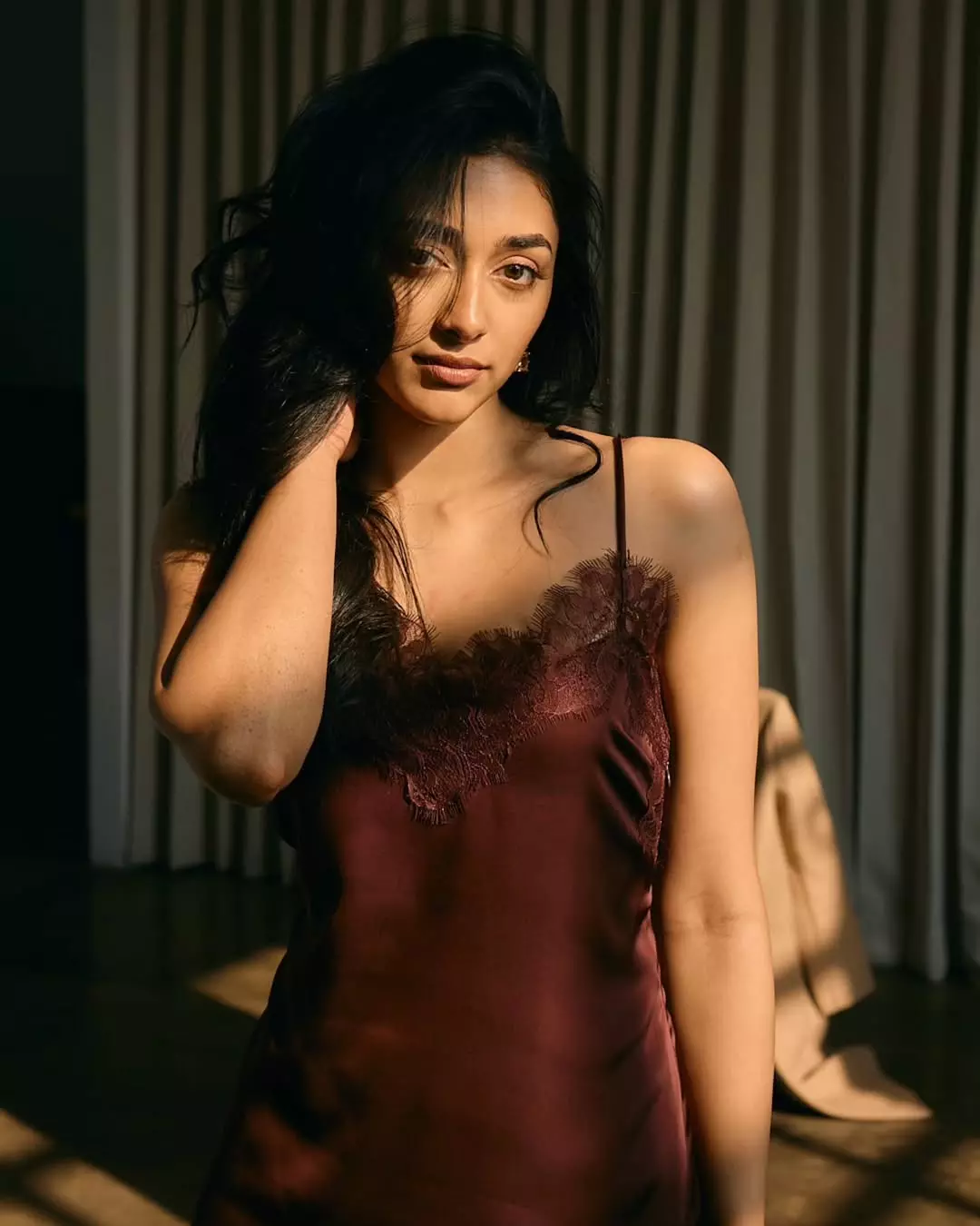 Preity Mukhundhan Turns Heads in a Body-Hugging Satin Ensemble Preity Mukhundhan Turns Heads in a Body-Hugging Satin Ensemble