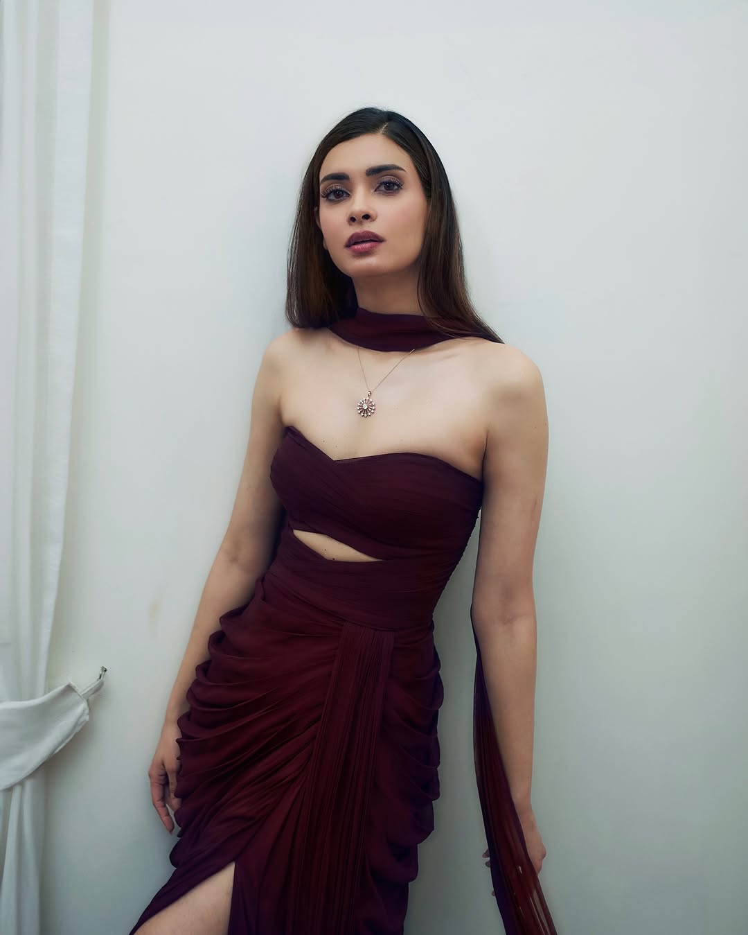 Diana Penty Turns Heads in Designer Wine Gown | Diana Penty Turns Heads in  Designer Wine Gown