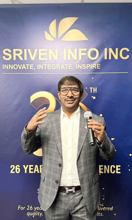 Sriven Info Inc Celebrates 26 Years in IT Staffing and Services; Announces Strategic Vision to Become an AI Product Company by 2030
