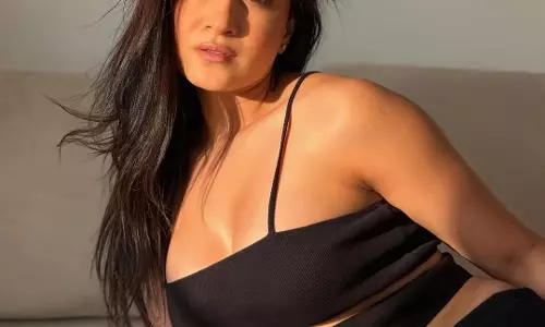 Sultry in Black: Shefali Baggas Golden Hour Glow