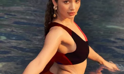 Tejaswi Madivada turns heads with bold poolside glamour