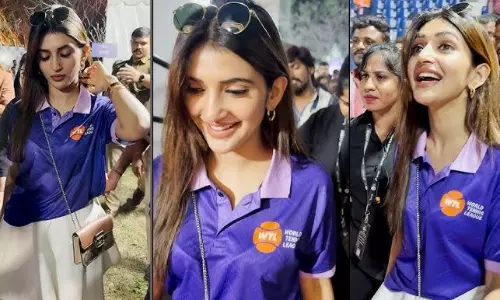 గ్రౌండ్ లో సందడి చేసిన శ్రీలీల..