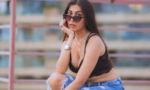 Ruma Sharma Exudes Style and Poise Against the City Skyline