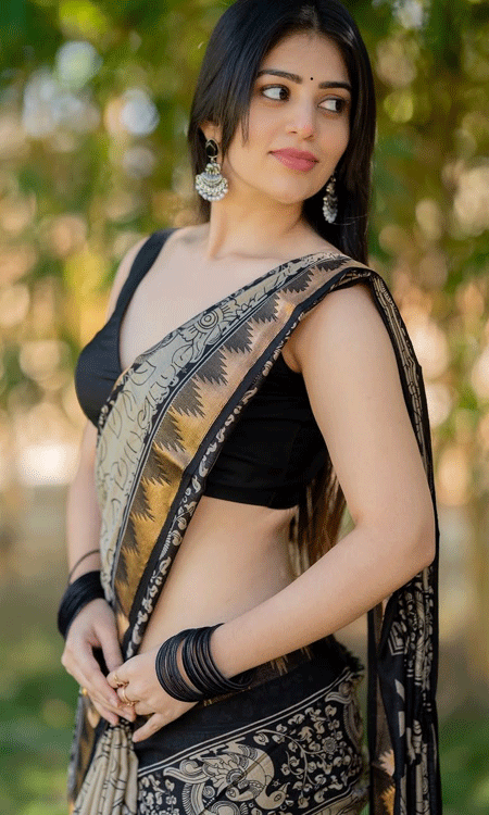 Bandhavi Sridhar’s timeless saree look wins hearts on social media