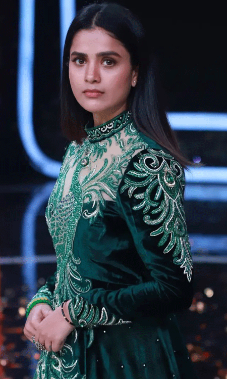 Bigg Boss telugu 9 fame thanuja radiates queen energy