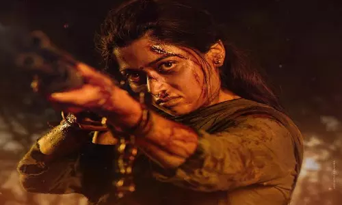 బేడీల చేతితో తుపాకి పడితే.. రష్మిక మైసా టీజర్ మాటల్లేవ్ అంతే..!