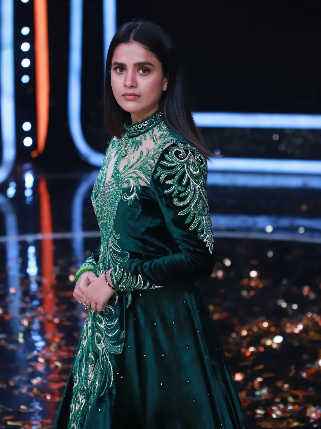 Bigg Boss telugu 9 fame thanuja radiates queen energy