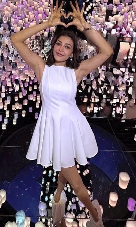 Kajal Aggarwal welcomes 2026 with grace hope and ethereal glow