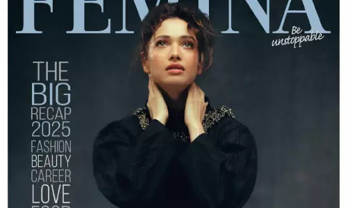 బ్లాక్ అవుట్ ఫిట్ లో హొయలుపోతున్న మిల్కీ బ్యూటీ!