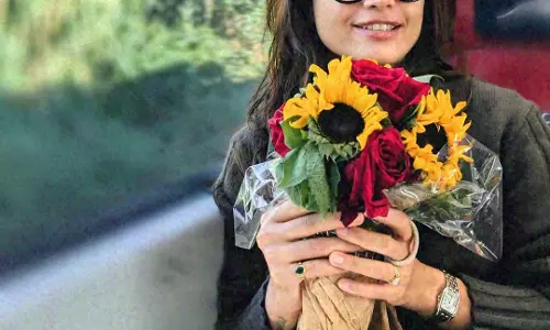 Rashmika Mandanna Enjoys Rome Trip With Anand Deverakonda