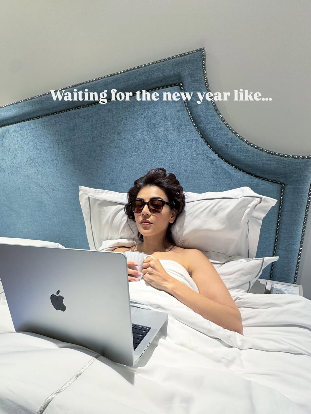 Kajal Aggarwal Chooses Comfort for New Year Celebration