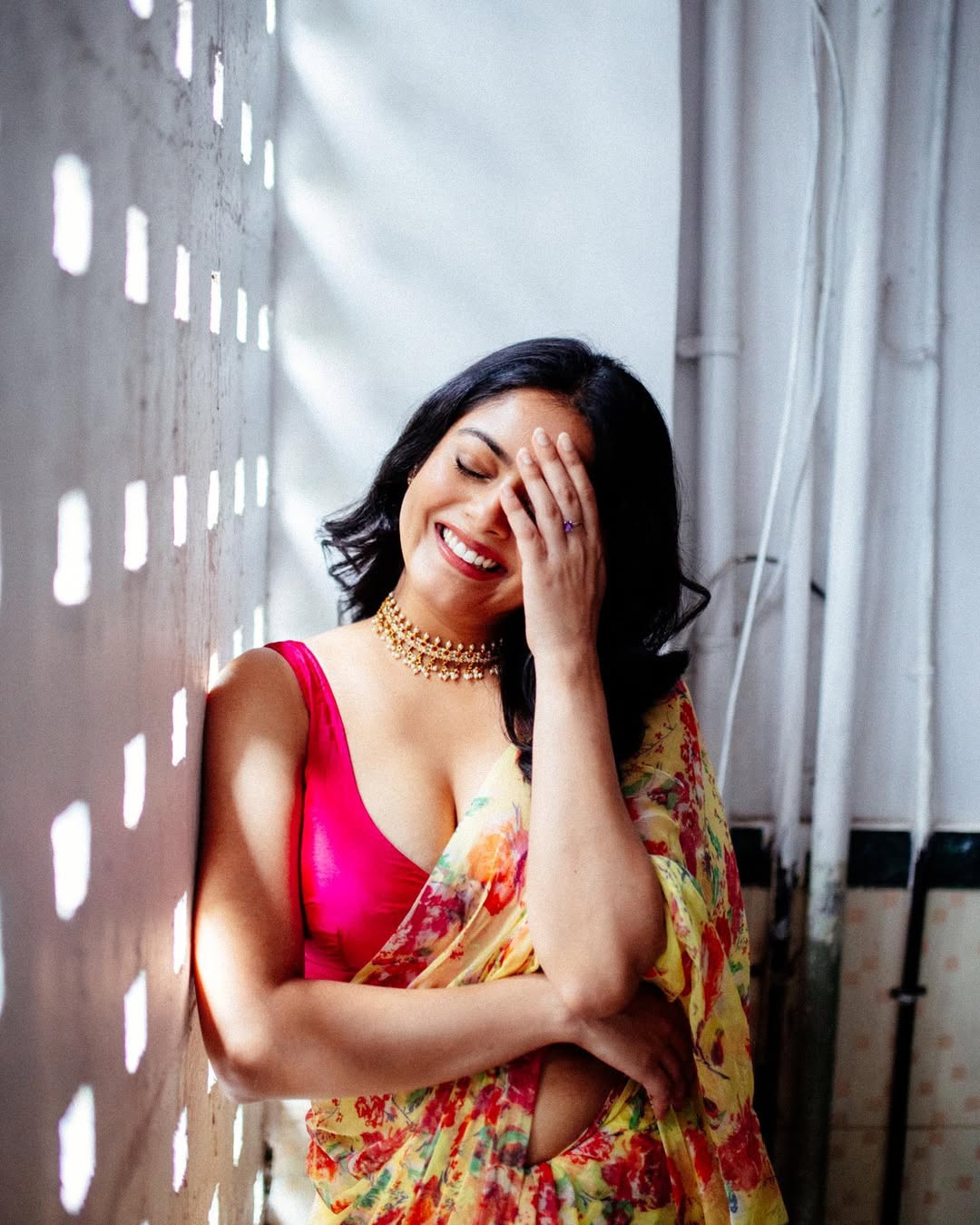 Riddhi Kumar Stuns as Anitha in The Raja Saab Promotions