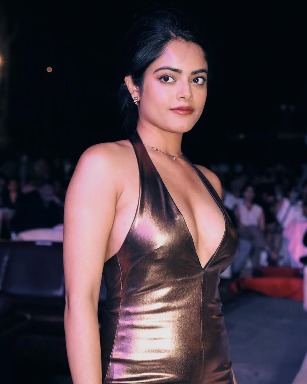 Riddhi Kumar Stuns as Anitha in The Raja Saab Promotions