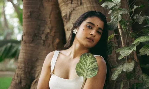 Chaithra J Achar In Elegant White