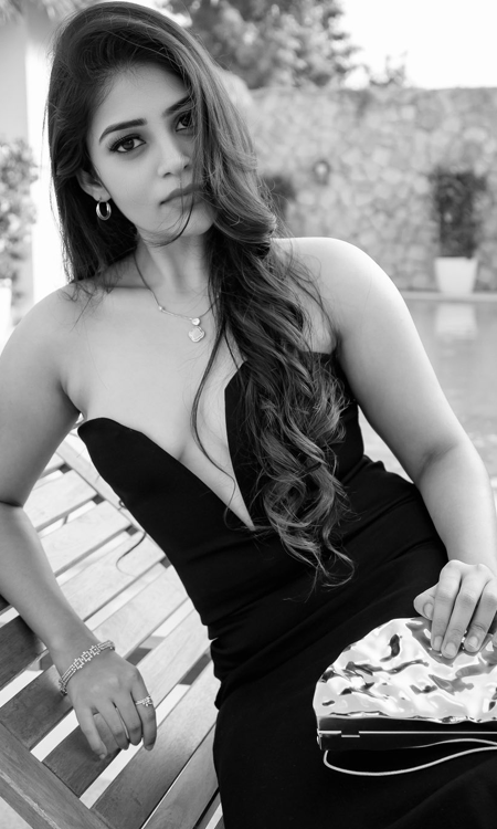 Bandhavi Sridhar Impresses with a Classic Black and White Click